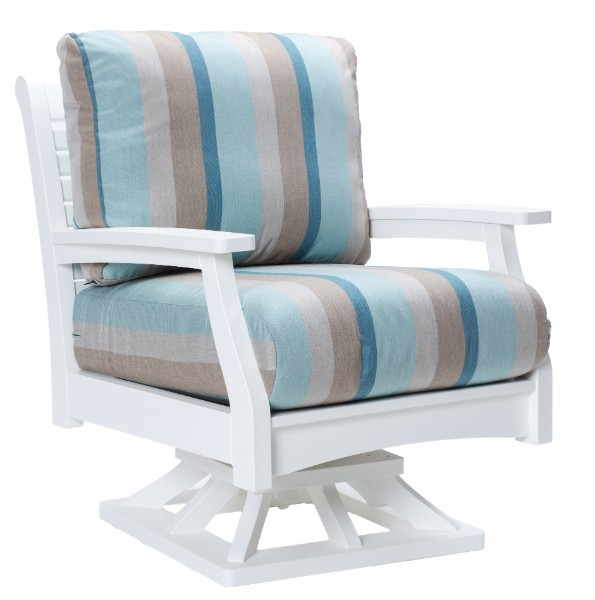 Berlin Gardens Classic Terrace Swivel Rocker (Fabric Group A)